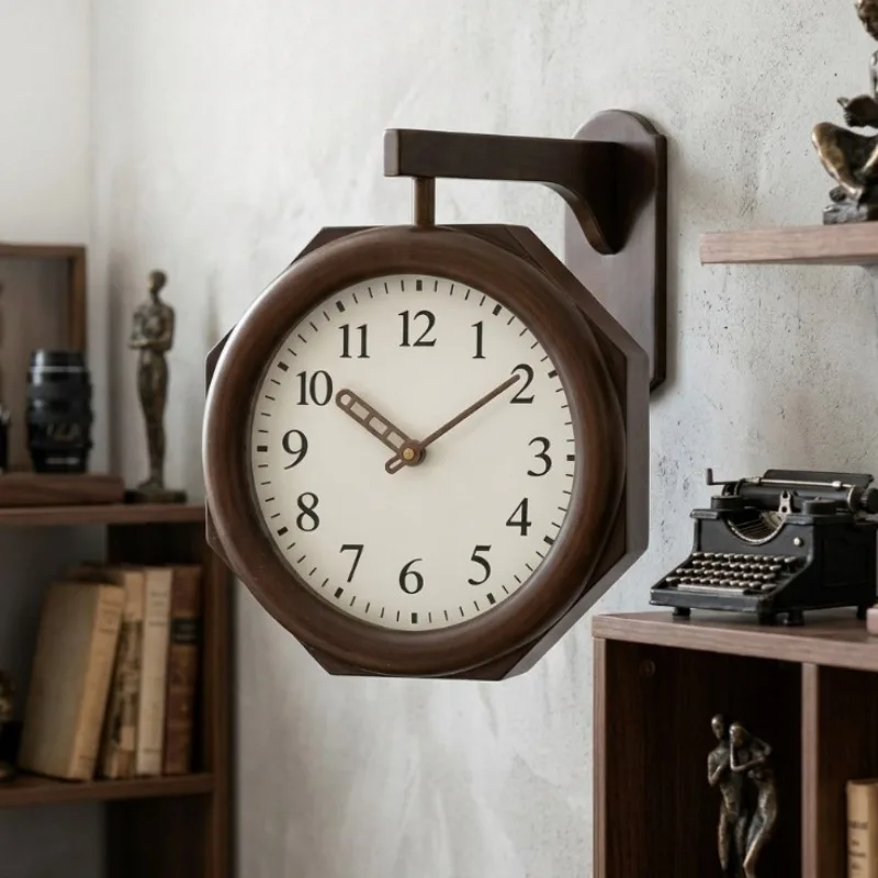 Luxury Lifestyle Furniture - Houten wandklok Retro luxe hangende klokken