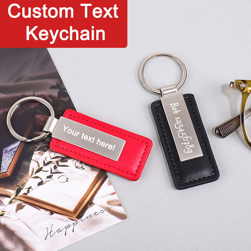 PU-leer aangepaste naam sleute - Personalized Engraved Gift recensie en prijs
