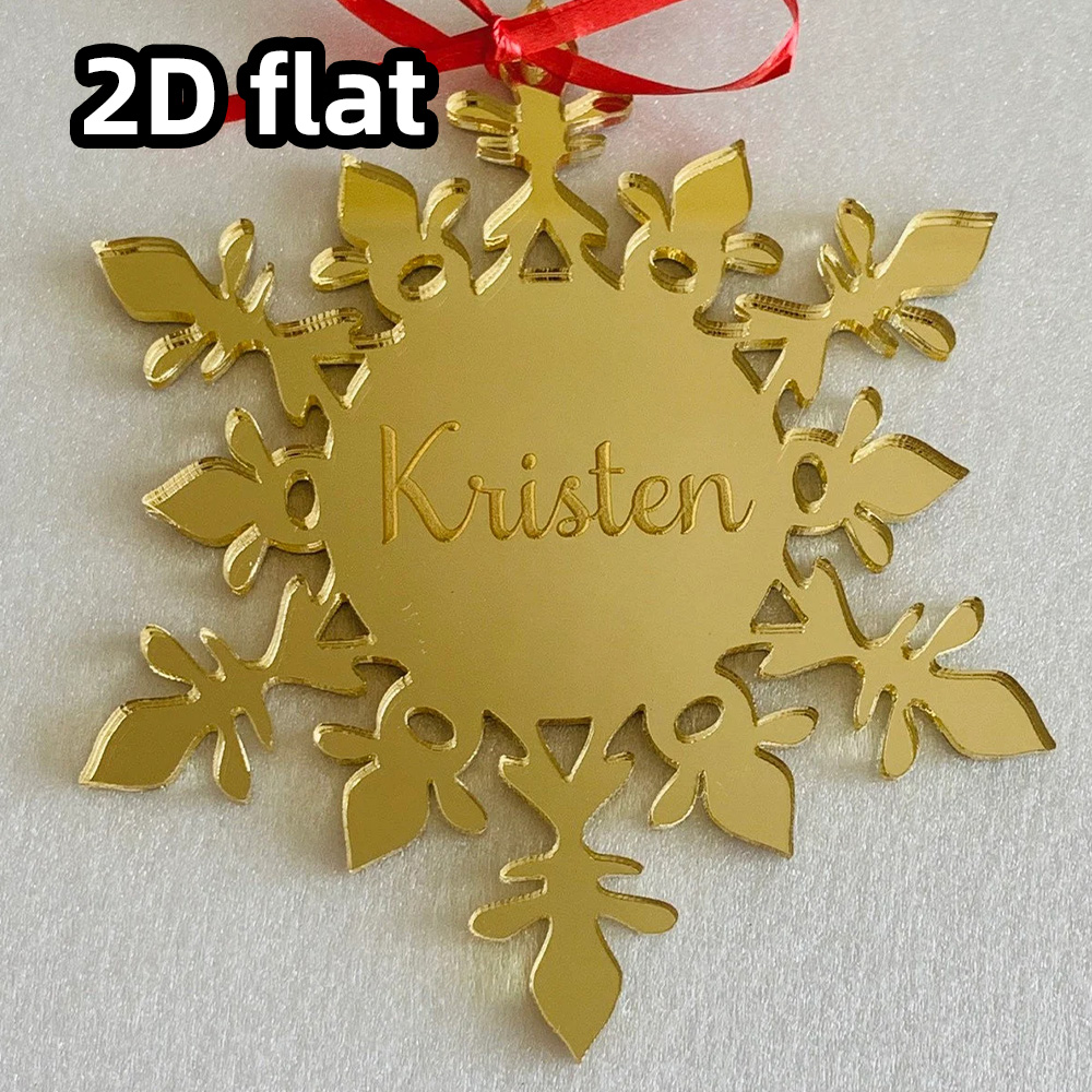 Aangepaste acryl sneeuwvlok or - Personalized Engraved Gift recensie en prijs