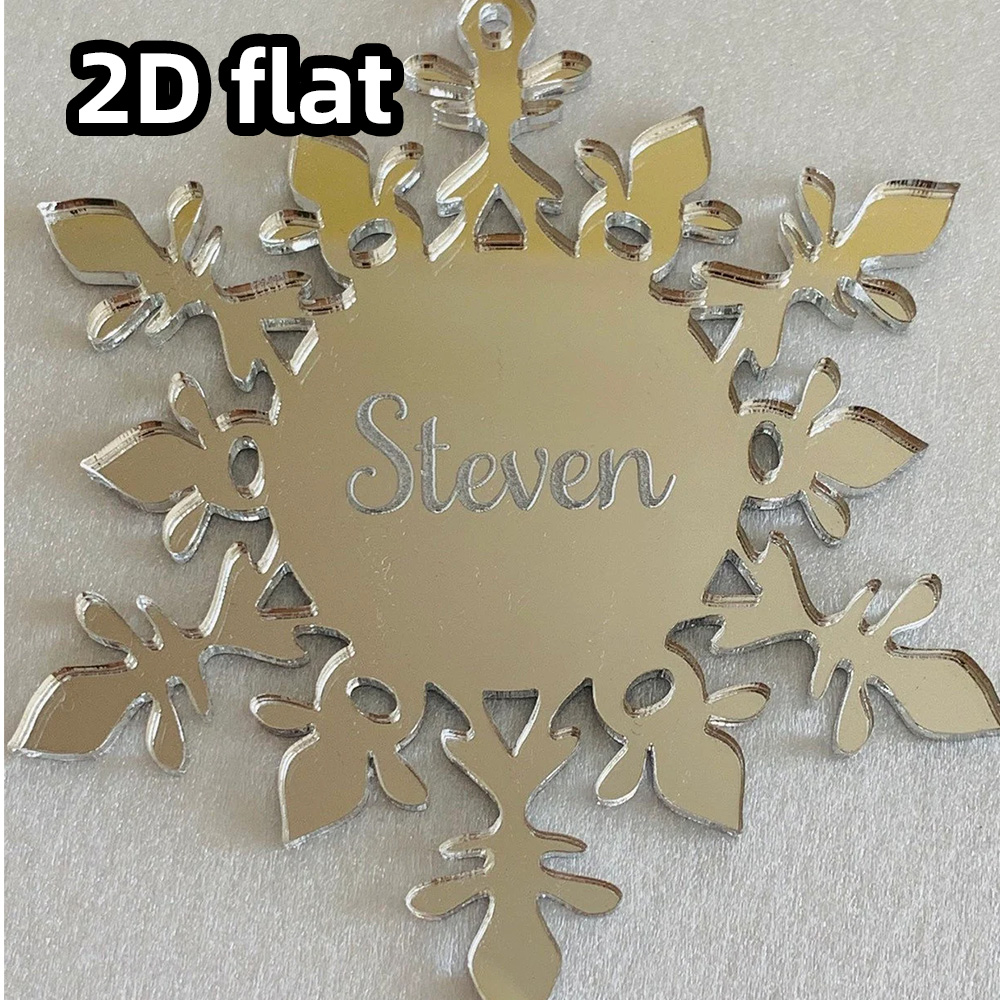 Aangepaste acryl sneeuwvlok or - Personalized Engraved Gift recensie en prijs